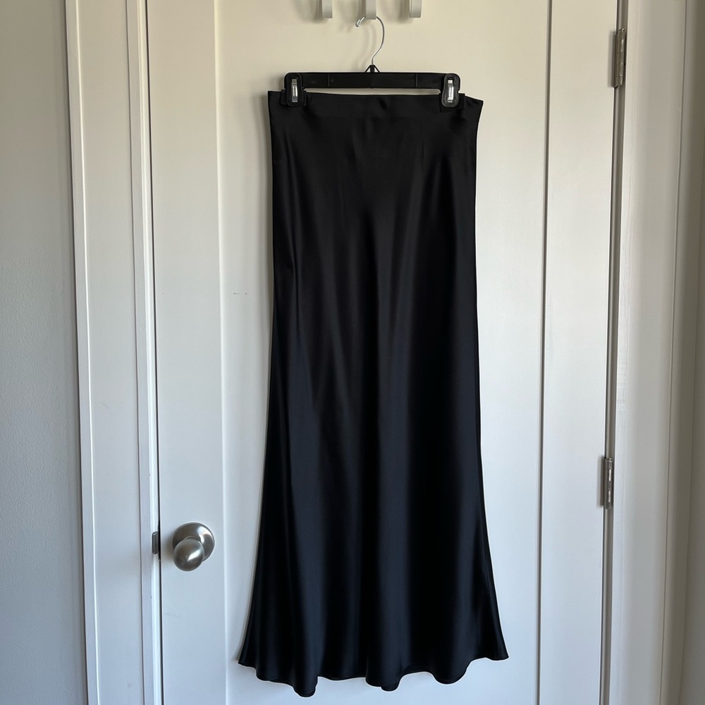 Quince Silk Maxi Skirt
